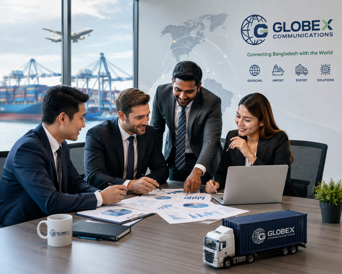 Globex Communications – trading company in Bangladesh