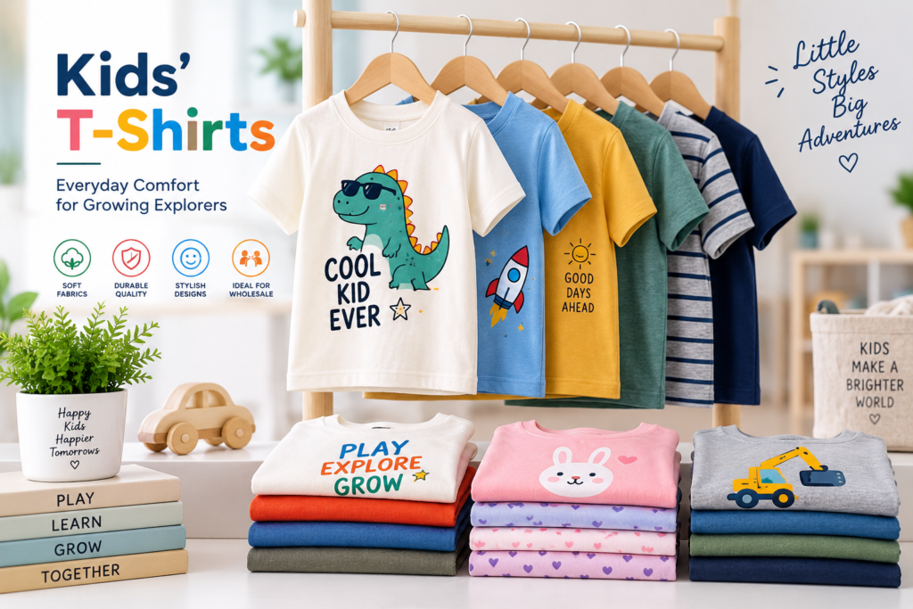 Kids’ T-shirts for wholesale and export