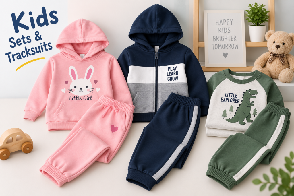 Kids’ sets and tracksuits for wholesale and export