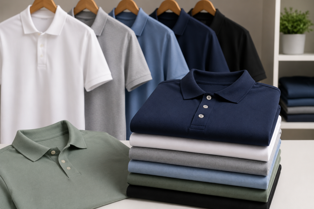 Men’s polo shirts for wholesale and export