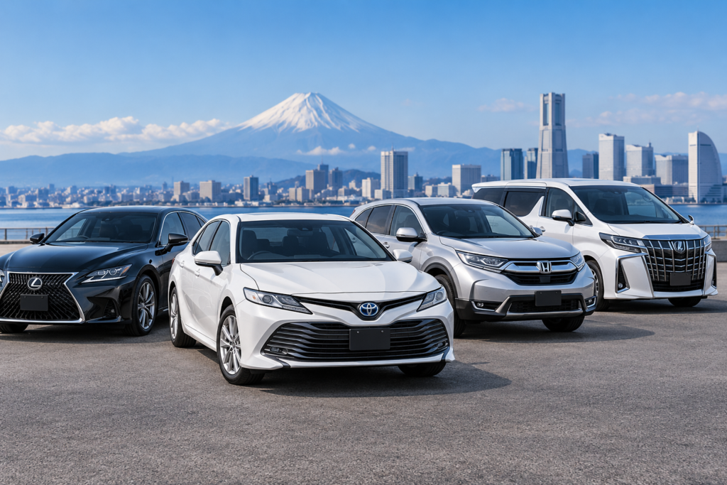 Japanese reconditioned passenger cars for international buyers and export