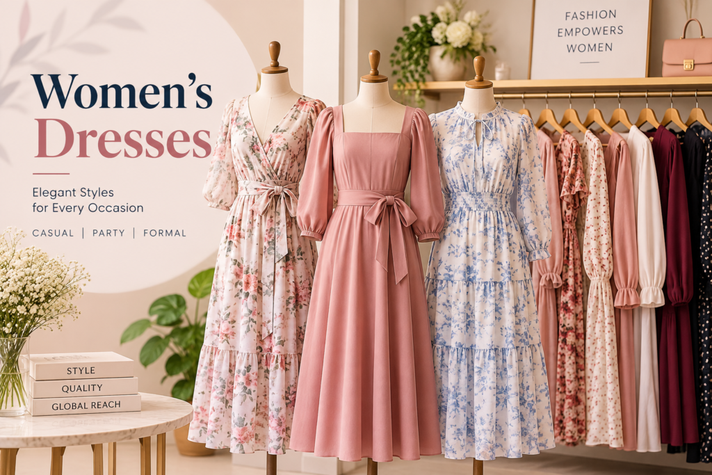 Women’s dresses for wholesale and export